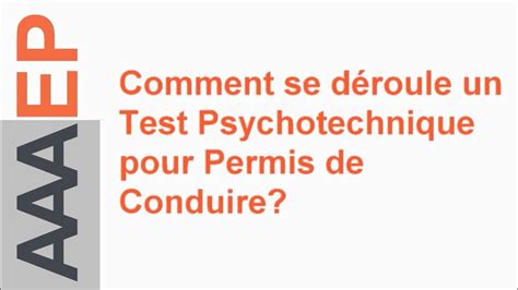 Test psychotechnique du permis à Mulhouse 89.00 Euros : AAC .